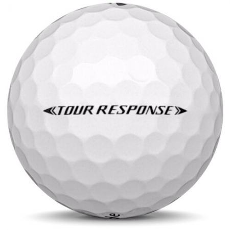 Golfový míček TaylorMade Tour Response V modelu roku 2024.